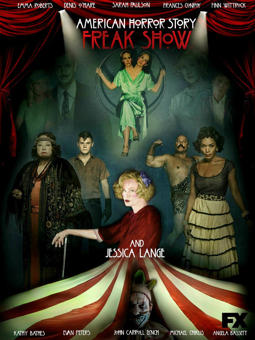 AMERICAN HORROR STORY FREAK SHOW comes to UK Bluray 26th